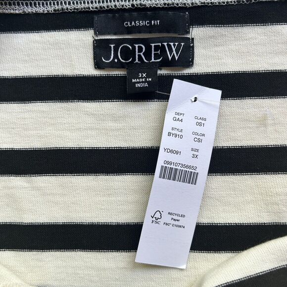 J.Crew NWT Mariner Cloth Shirtdress 3X Gold Buttons Pockets Nautical Preppy - Picture 4 of 10